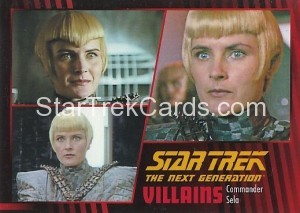 Star Trek The Next Generation Heroes Villains Trading Card 641