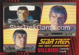 Star Trek The Next Generation Heroes Villains Trading Card 65
