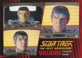 Star Trek The Next Generation Heroes Villains Trading Card 651