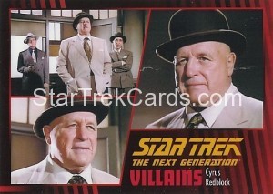 Star Trek The Next Generation Heroes Villains Trading Card 661