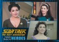Star Trek The Next Generation Heroes Villains Trading Card 7