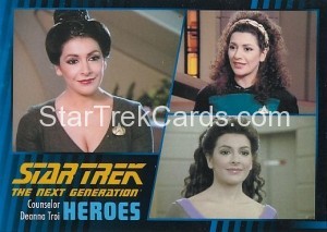 Star Trek The Next Generation Heroes Villains Trading Card 710