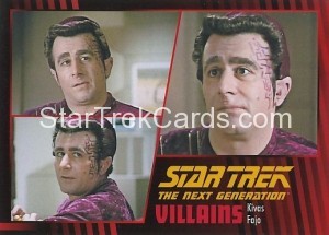 Star Trek The Next Generation Heroes Villains Trading Card 711