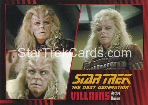Star Trek The Next Generation Heroes Villains Trading Card 74