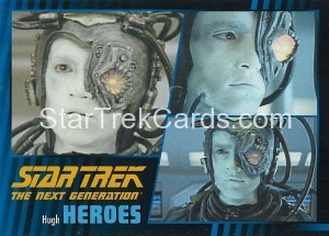 Star Trek The Next Generation Heroes Villains Trading Card 751