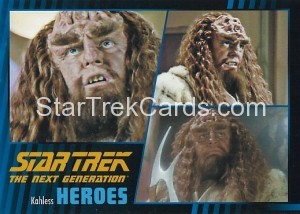 Star Trek The Next Generation Heroes Villains Trading Card 811