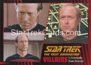 Star Trek The Next Generation Heroes Villains Trading Card 831