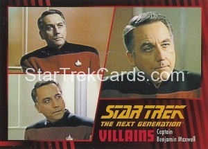 Star Trek The Next Generation Heroes Villains Trading Card 841