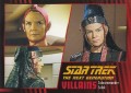 Star Trek The Next Generation Heroes Villains Trading Card 85