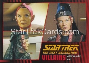 Star Trek The Next Generation Heroes Villains Trading Card 851