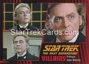 Star Trek The Next Generation Heroes Villains Trading Card 87