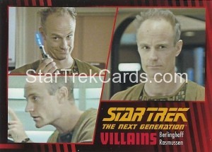 Star Trek The Next Generation Heroes Villains Trading Card 881
