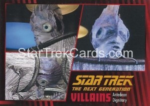 Star Trek The Next Generation Heroes Villains Trading Card 911