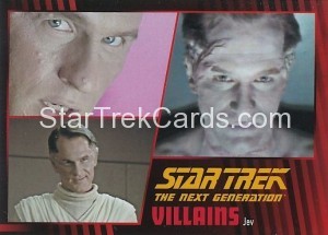 Star Trek The Next Generation Heroes Villains Trading Card 941