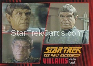 Star Trek The Next Generation Heroes Villains Trading Card 961
