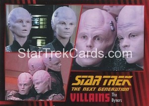 Star Trek The Next Generation Heroes Villains Trading Card 97