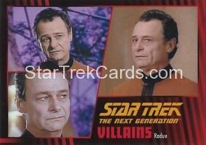 Star Trek The Next Generation Heroes Villains Trading Card 99