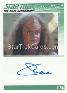 Star Trek The Next Generation Heroes Villains Trading Card Autograph Christine Rose