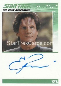 Star Trek The Next Generation Heroes Villains Trading Card Autograph Eric Pierpoint