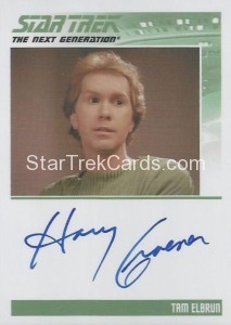 Star Trek The Next Generation Heroes Villains Trading Card Autograph Harry Groener