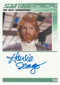 Star Trek The Next Generation Heroes Villains Trading Card Autograph Howie Seago