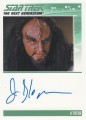 Star Trek The Next Generation Heroes Villains Trading Card Autograph James Sloyan