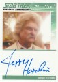 Star Trek The Next Generation Heroes Villains Trading Card Autograph Jerry Hardin