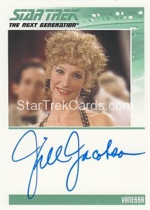 Star Trek The Next Generation Heroes Villains Trading Card Autograph Jill Jacobson