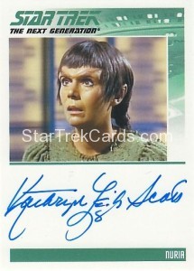 Star Trek The Next Generation Heroes Villains Trading Card Autograph Kathryn Leigh Scott