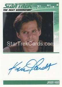Star Trek The Next Generation Heroes Villains Trading Card Autograph Ken Olandt
