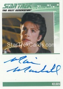 Star Trek The Next Generation Heroes Villains Trading Card Autograph Marie Marshall