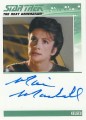 Star Trek The Next Generation Heroes Villains Trading Card Autograph Marie Marshall