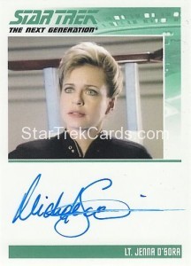 Star Trek The Next Generation Heroes Villains Trading Card Autograph Michelle Scarabelli