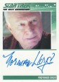 Star Trek The Next Generation Heroes Villains Trading Card Autograph Norman Lloyd