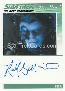 Star Trek The Next Generation Heroes Villains Trading Card Autograph Richard Gilbert Hill