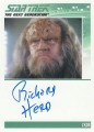 Star Trek The Next Generation Heroes Villains Trading Card Autograph Richard Herd