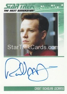Star Trek The Next Generation Heroes Villains Trading Card Autograph Robert Duncan McNeill