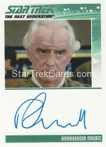 Star Trek The Next Generation Heroes Villains Trading Card Autograph Robin Gammell