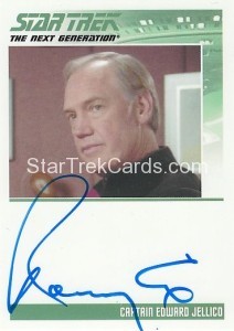 Star Trek The Next Generation Heroes Villains Trading Card Autograph Ronny Cox