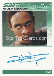 Star Trek The Next Generation Heroes Villains Trading Card Autograph Tim Russ