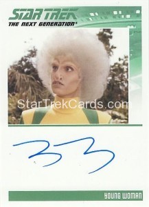 Star Trek The Next Generation Heroes Villains Trading Card Autograph Tracey DArcy