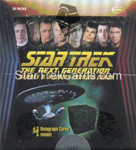 Star Trek The Next Generation Heroes Villains Trading Card Box