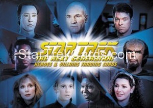 Star Trek The Next Generation Heroes Villains Trading Card CT1
