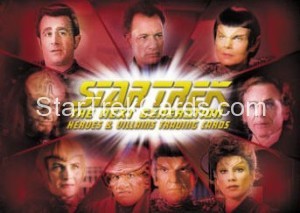 Star Trek The Next Generation Heroes Villains Trading Card CT2