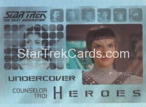 Star Trek The Next Generation Heroes Villains Trading Card H2