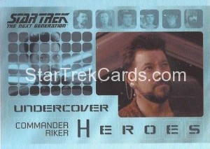 Star Trek The Next Generation Heroes Villains Trading Card H8