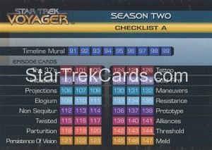 Star Trek Voyager Season Two Trading Card 178