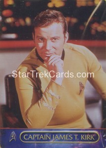 Star Trek Distinguished Officers Series Featuring James T Kirk Card 1