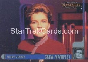 Star Trek Voyager Profiles Trading Card 1