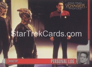 Star Trek Voyager Profiles Trading Card 12